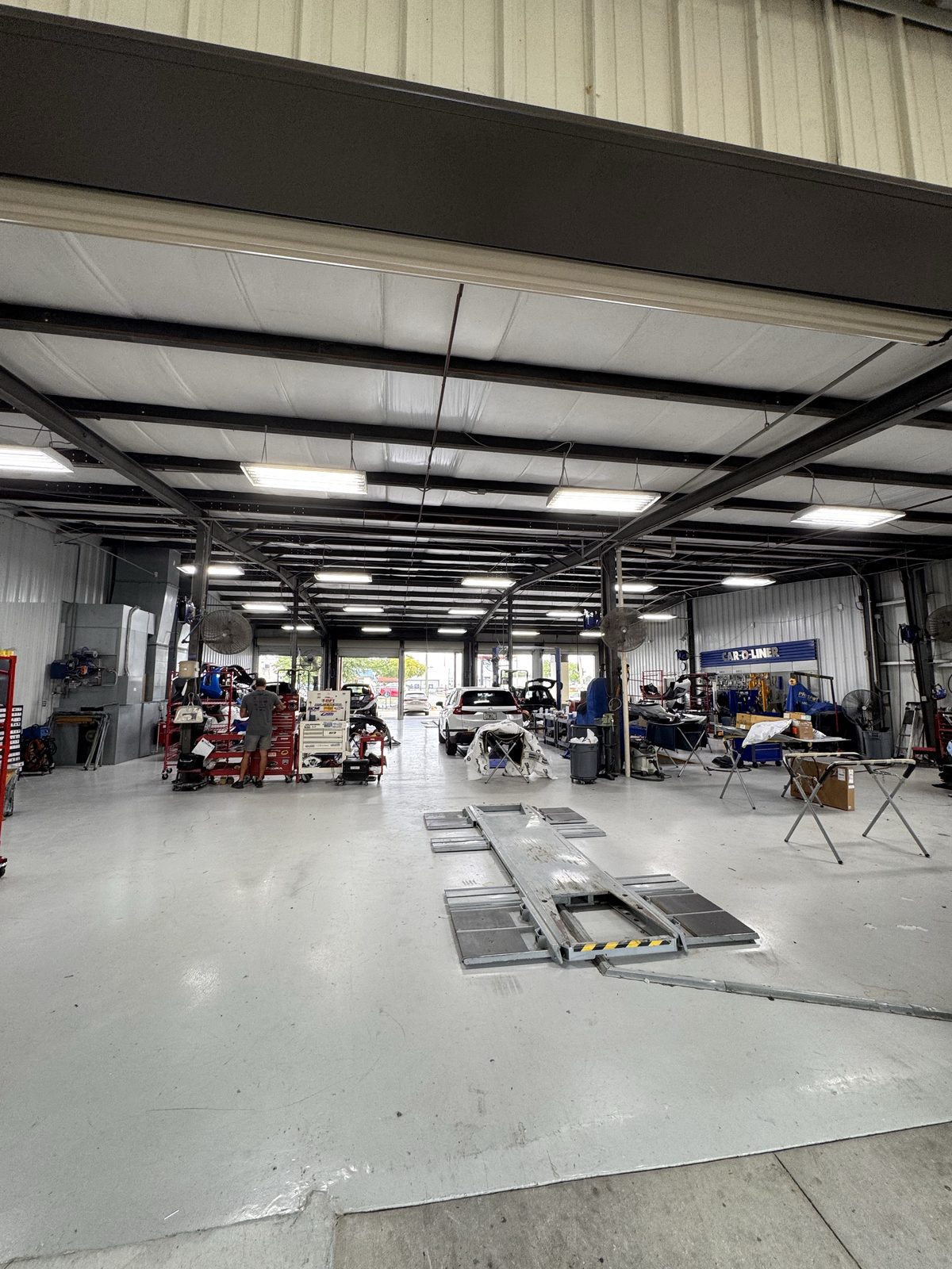 Our collision repair workshop